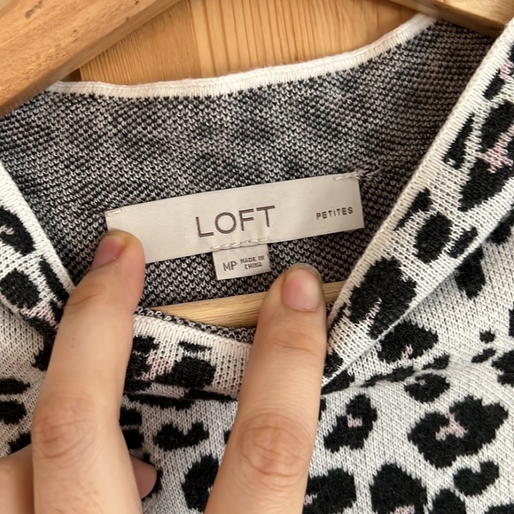 Loft animal print sweater 100% cotton - Picture 2 of 3